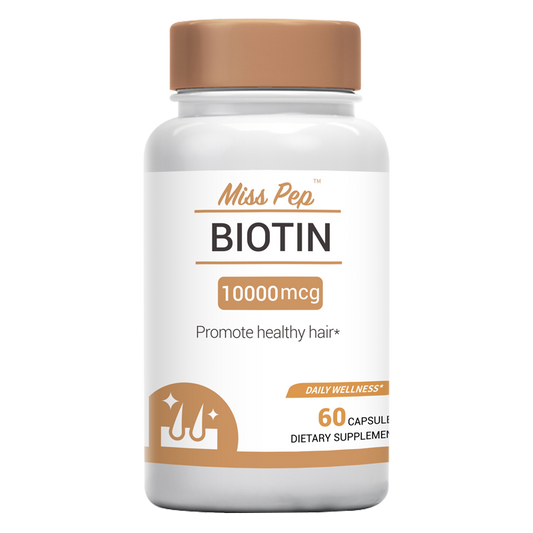 MissPep Biotin 1000mcg for Helathy Hair, 60 Capsuels