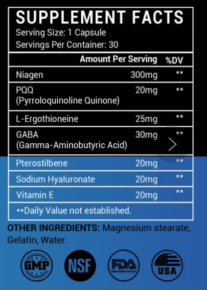 Miss Pep NAD+ Supplement, 30 Capsules