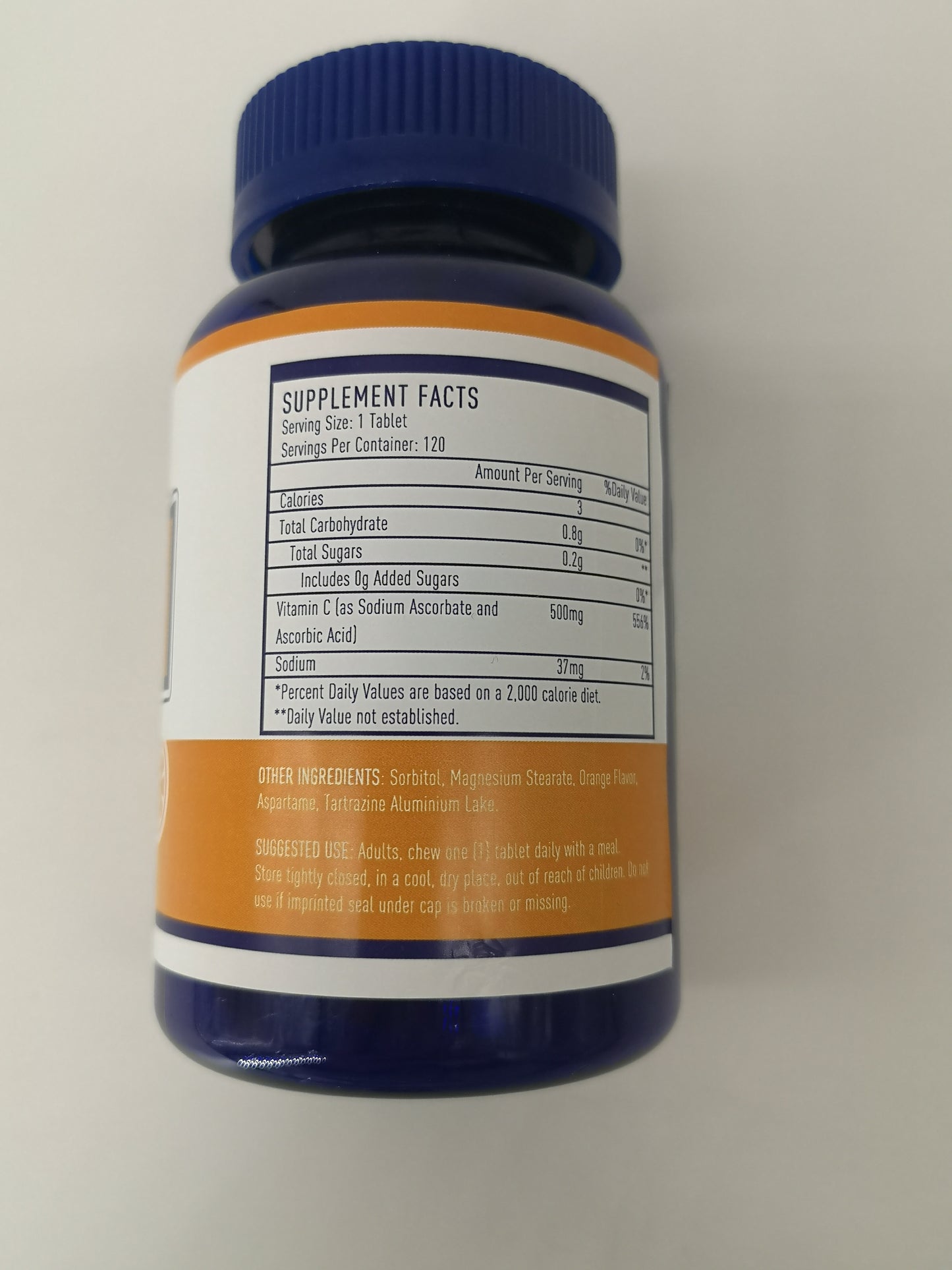 Triwave Vitamin C Thewable Tablets 500mg for Immune Support