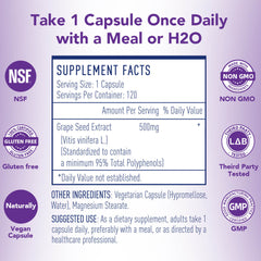 Miss Pep Grape Seed Extract Antioxidant Supplement 500mg
