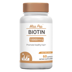 MissPep Biotin 1000mcg for Helathy Hair, 60 Capsuels