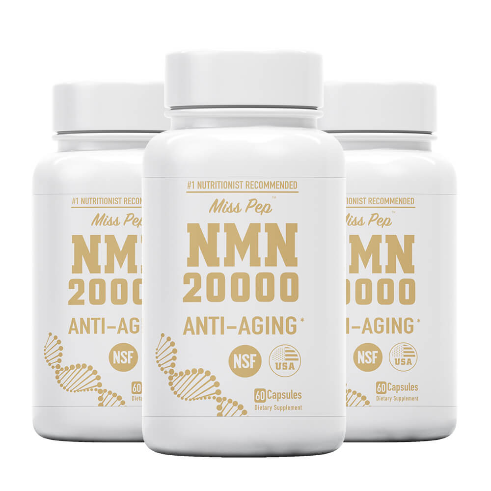 Anti-aging NMN 20000 99% High Purity Stabilized Vegan Capsules