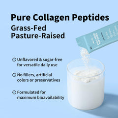 Collagen Peptides,Hydrolyzed Collagen Peptides I, III, Skin, Nails, Bone and Joint Health, Unscented, for Men and Women