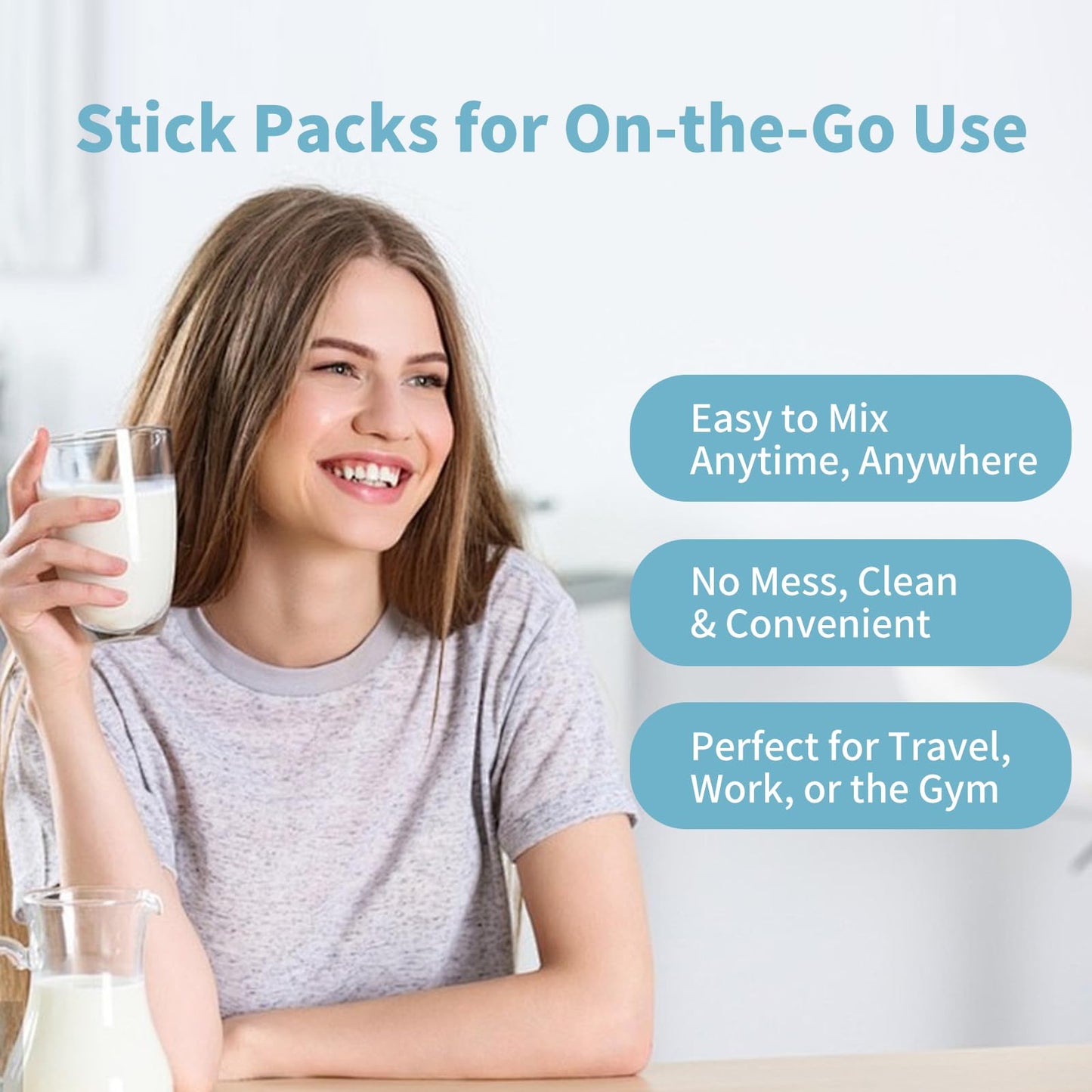 Collagen Peptides,Hydrolyzed Collagen Peptides I, III, Skin, Nails, Bone and Joint Health, Unscented, for Men and Women