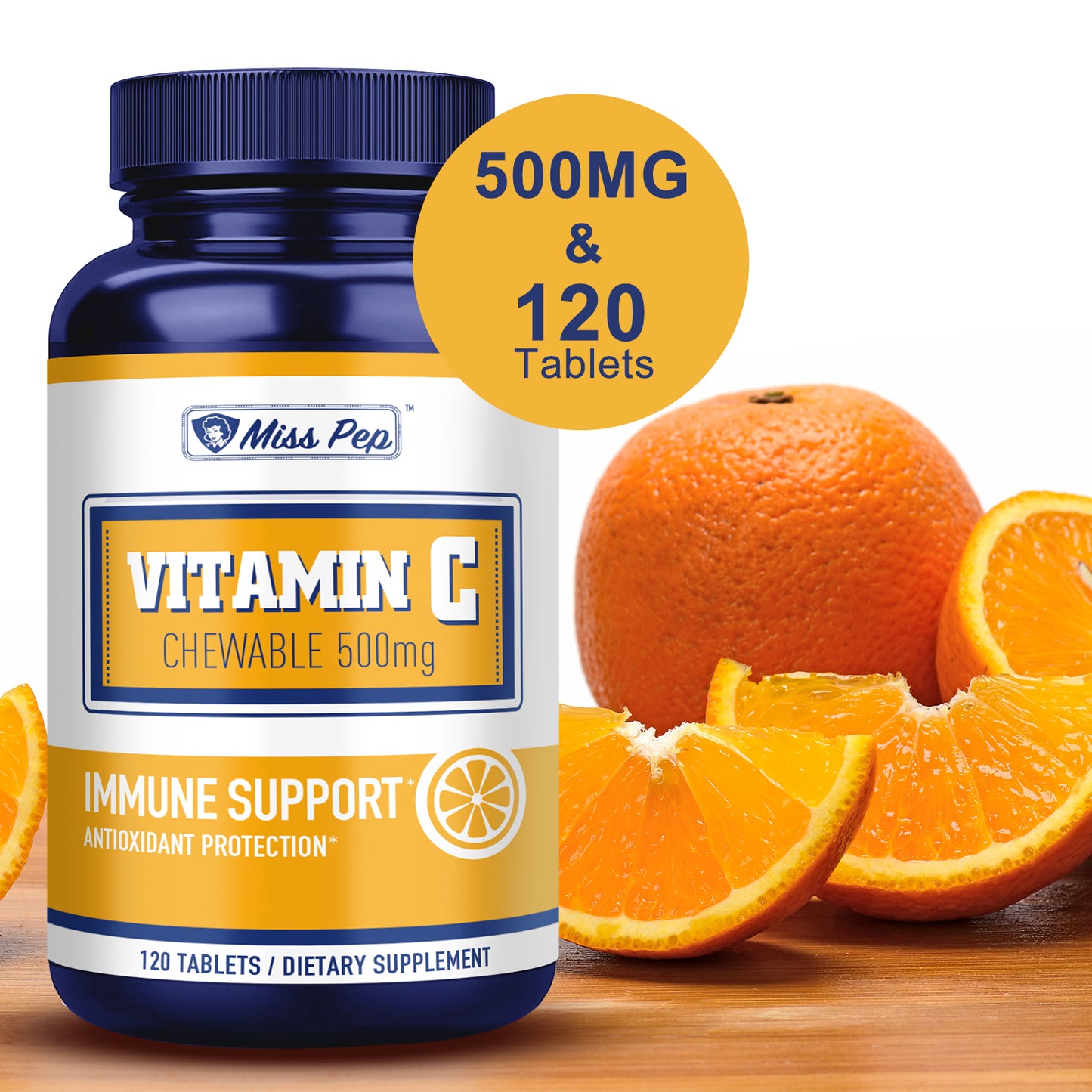 Misspep 120ct Ascorbic Acid Vitamin C