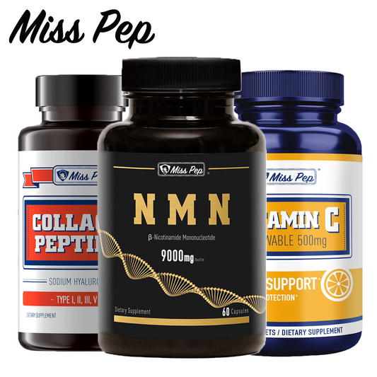Anti-Aging Combo Including Collagen/NMN/Vitamin C Misspep