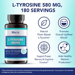 Misspep 580mg L-Tyrosine Veg Capsule