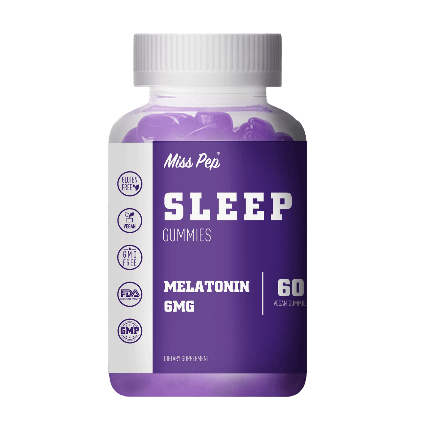 Misspep 6mg Melatonin Sleep Support Gummies