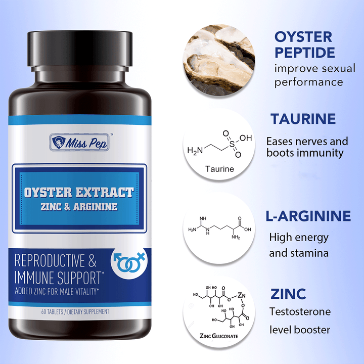 Misspep Plus Zinc Oyster Extract Capsules 60ct