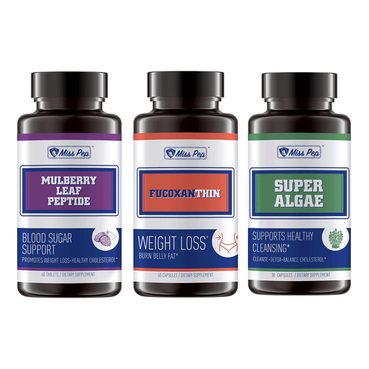 Weight Management Combo Including Fucoxanthin/Super Algae/Mulberry Leaf Peptide Misspep
