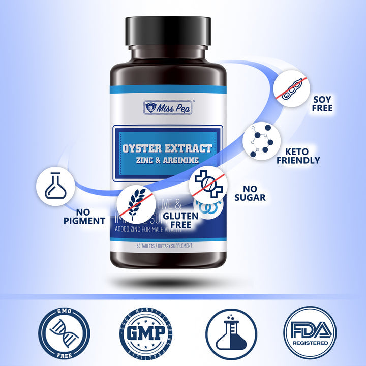 Misspep Plus Zinc Oyster Extract Capsules 60ct