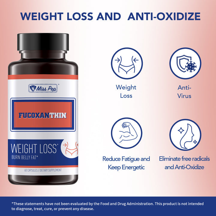 Misspep 120ct Weight Loss Fucoxanthin Capsule