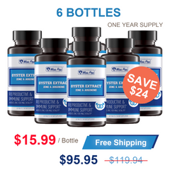 Misspep Plus Zinc Oyster Extract Testosterone Boosters Capsules 60ct