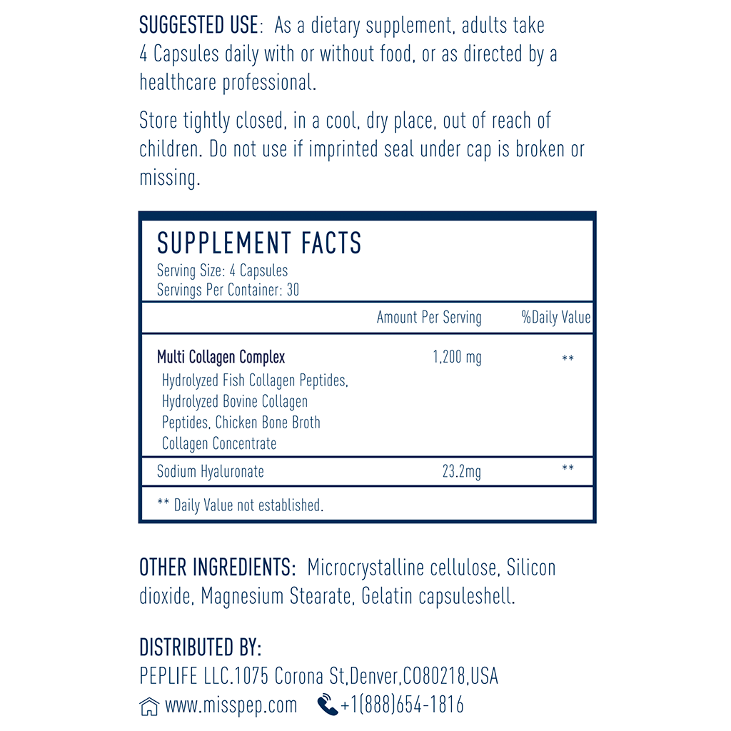 Misspep Hydrolyzed Collagen Capsules