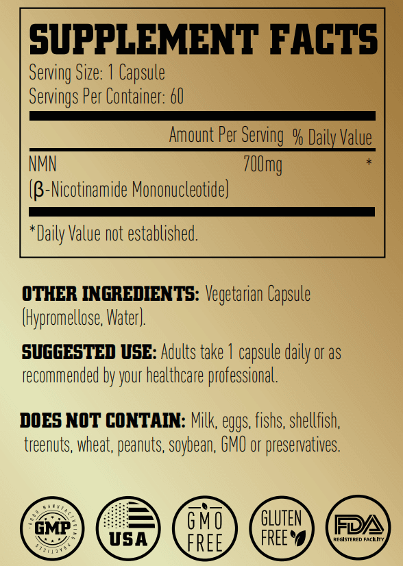 Misspep NMN Anti-Aging 42000 Capsules (99.99% in Purity)