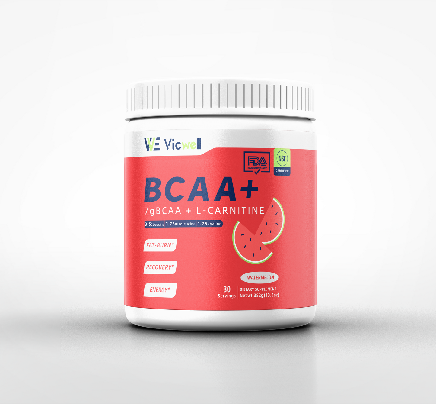 Vicwell L-carnitine BCAA+ Powder