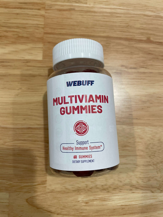 WEBUFF Multi-Vitamin Gummies 60 for Immune Support