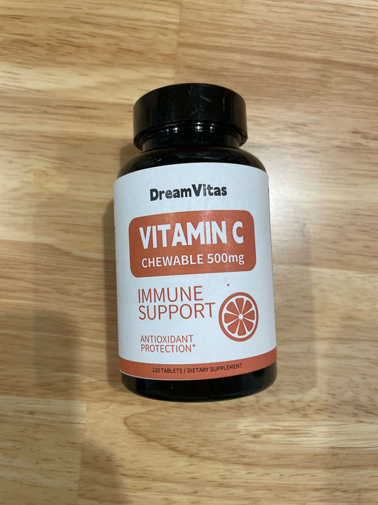 DreamVitas Vitamin C Chewable 500mg for Antioxidant Protection
