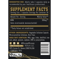 Misspep Anti-Aging NMN 9000 Capsules