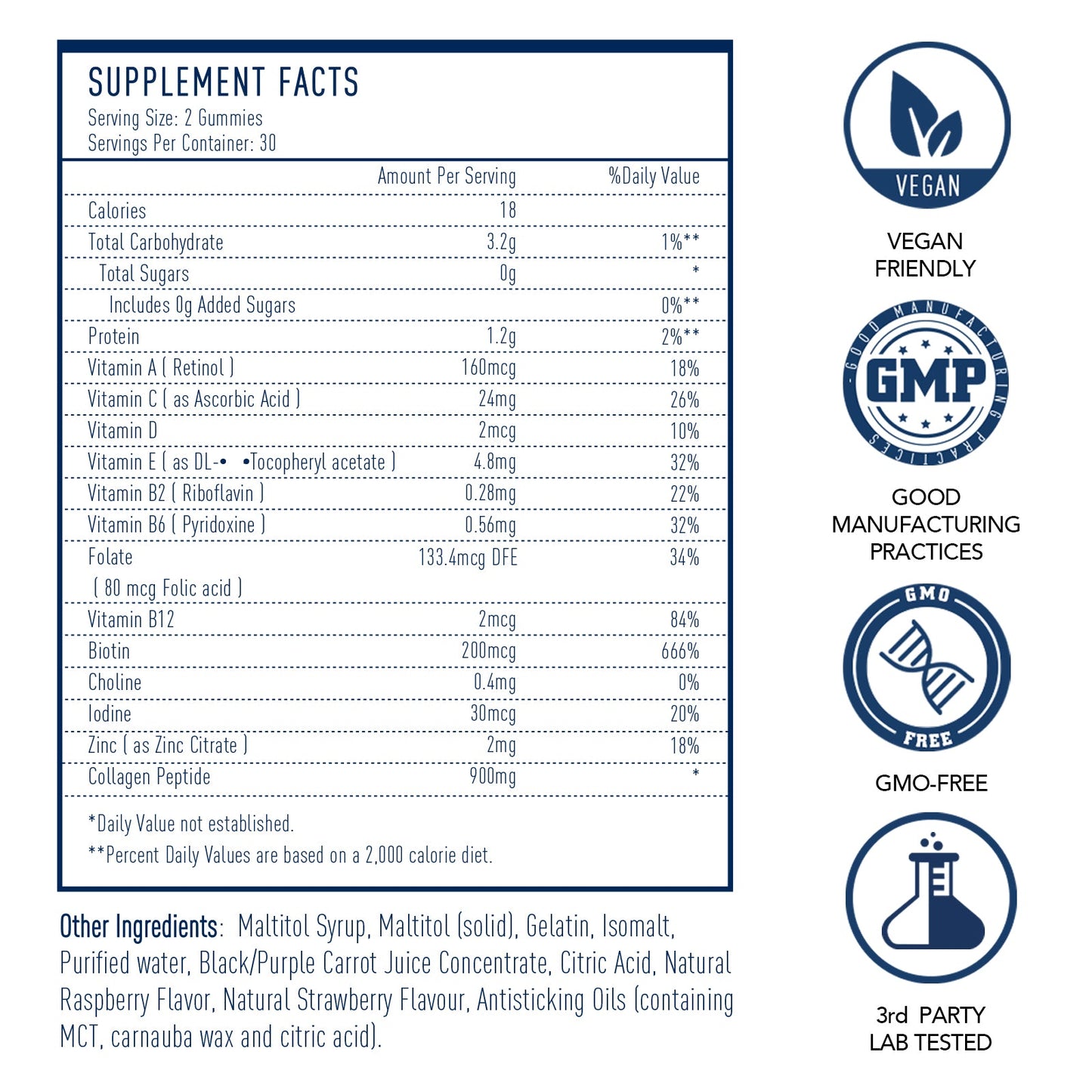 Misspep Collagen and Biotin Gummies