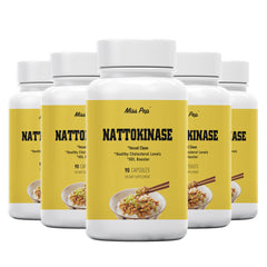 Misspep Nattokinase Supplement 4000 FU Per Serving Vessel Clean and HDL Booster, 90 Capsules